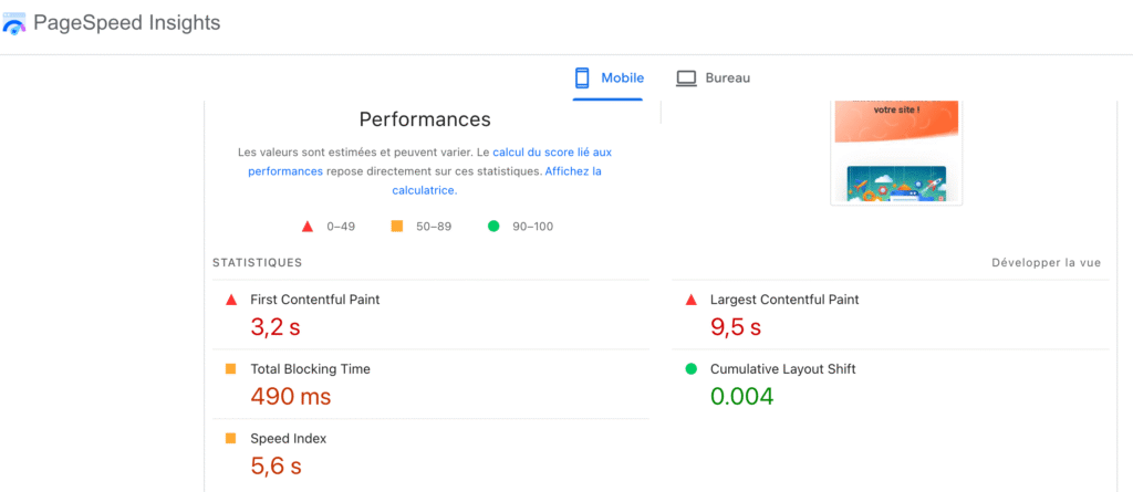 baptistemiseray - Page speed insights permet d'avoir des exemples de problemes techniques que vous pouvez avoir sur votre site web